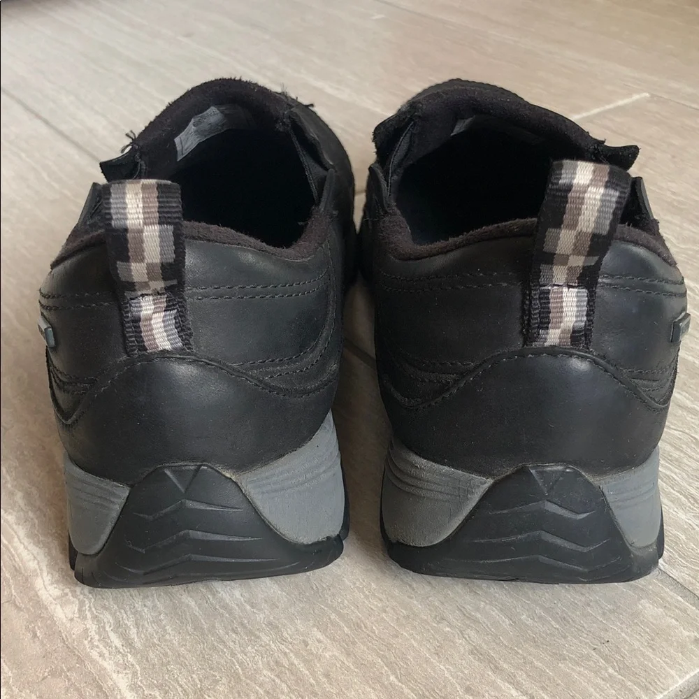 MERRELL Coldpack Ice + Moc Men’s Black Leather Waterproof Shoes Size 9.5